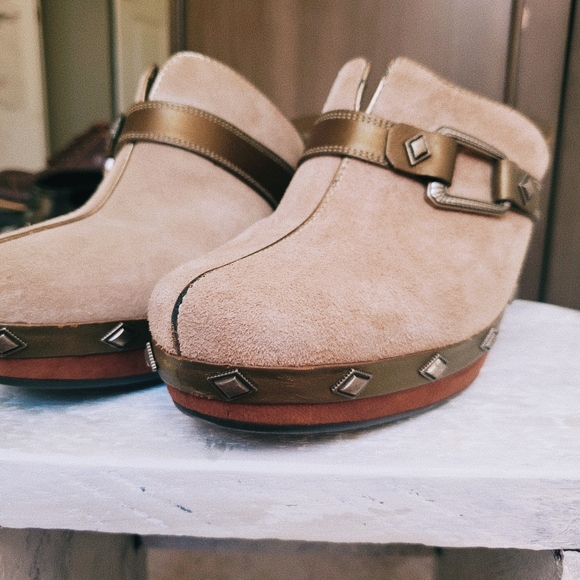 Cole Haan Studded platform slip on mules - Picture 5 of 14